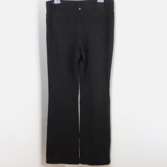 Cache Solid Black Stretch Bootcut Trouser Pants - Picture 4 of 10